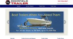 Desktop Screenshot of boattrailers4rent.com